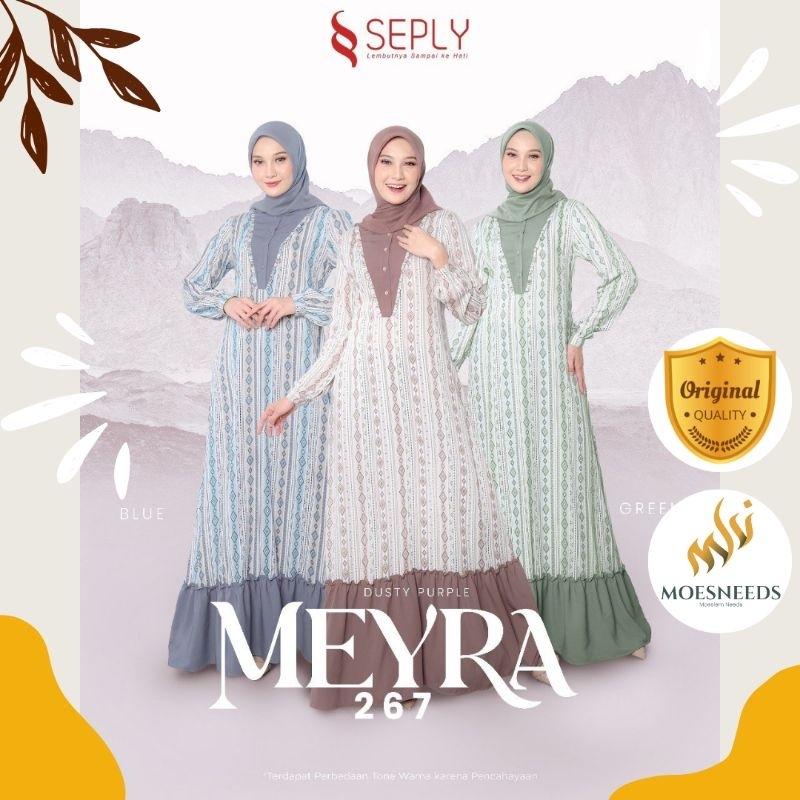 SEPLY Gamis Wanita Motif Kekinian Meyra 267