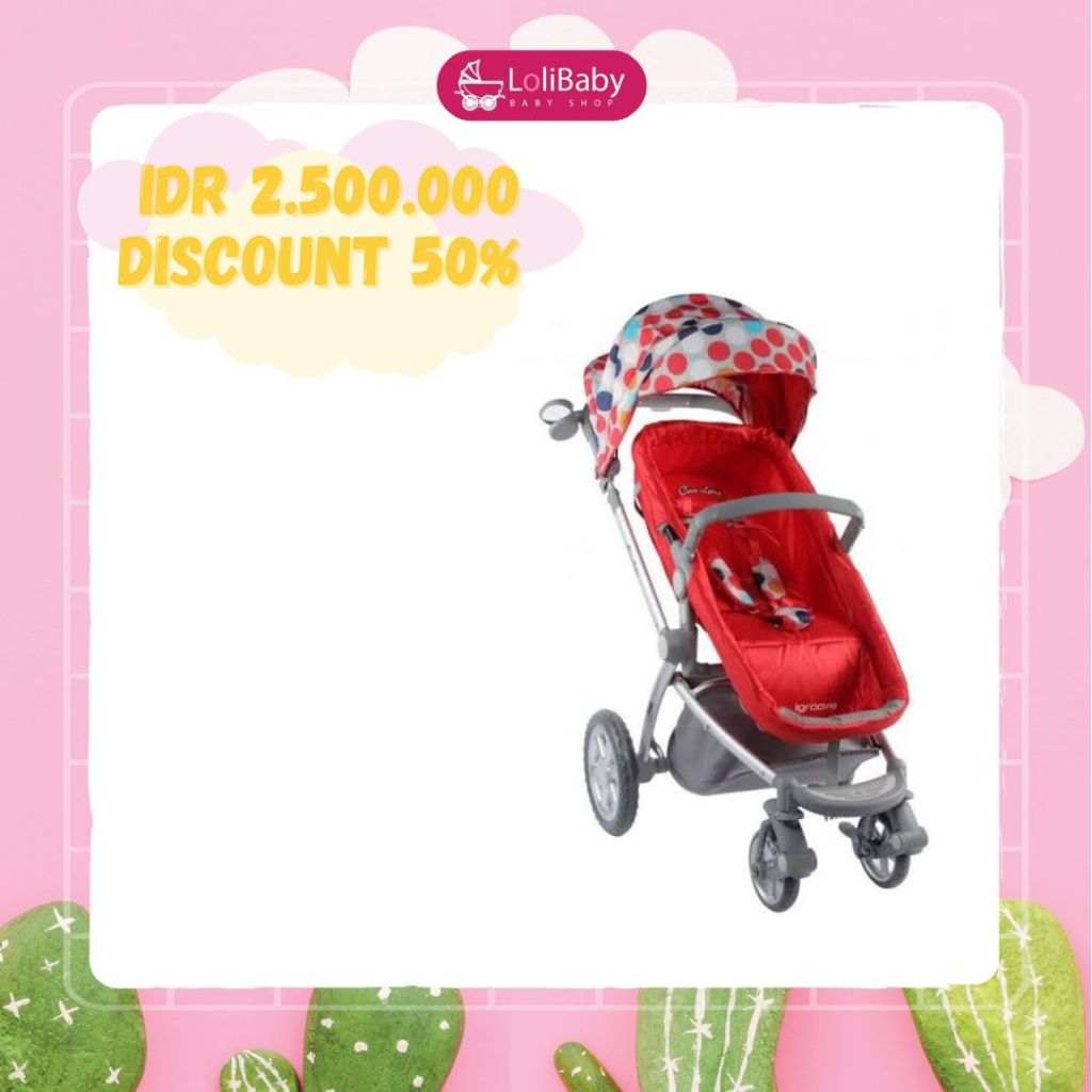 SALE COCOLATTE IGROOVE Stroller Bayi & Anak | Kursi Kereta Dorong Lipat Bayi dan Anak