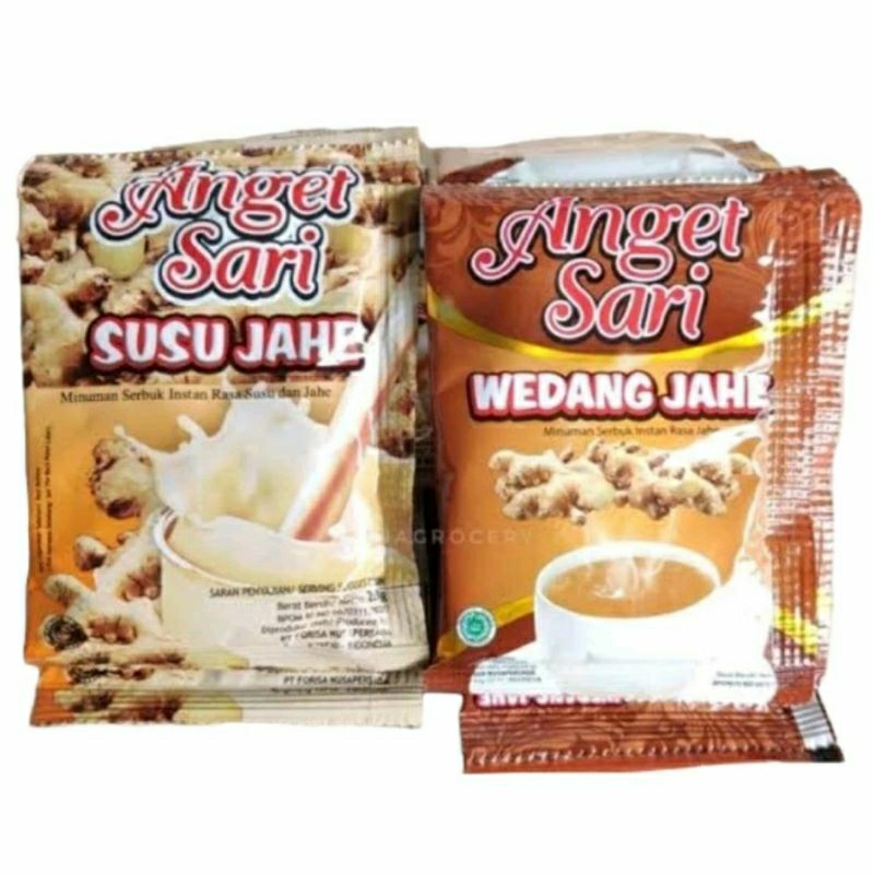 

Anget Sari Susu/Wedang Jahe 1 Renteng isi 10 Sachet
