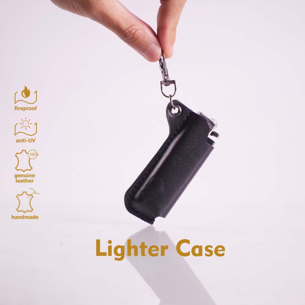 QLT Leather - Sarung Korek Api/Criket Berbahan Kulit Asli | Sarung Korek | Tempat Korek Api | sarung