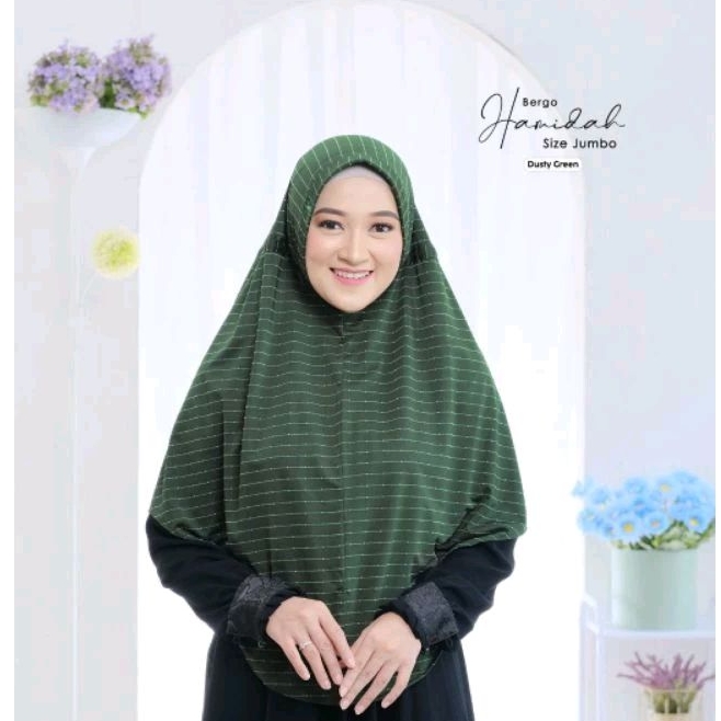 JILBAB BERGO HAMIDAH ORI BY AZAMKA