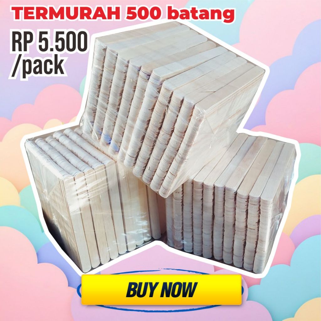 

Stik Es Krim Kayu Albasia Halus (500 batang) Stik Es Krim Kayu Albasia - Pabrik Stik Es Krim Exxowood - Grosir Stik Es Krim Exxowood