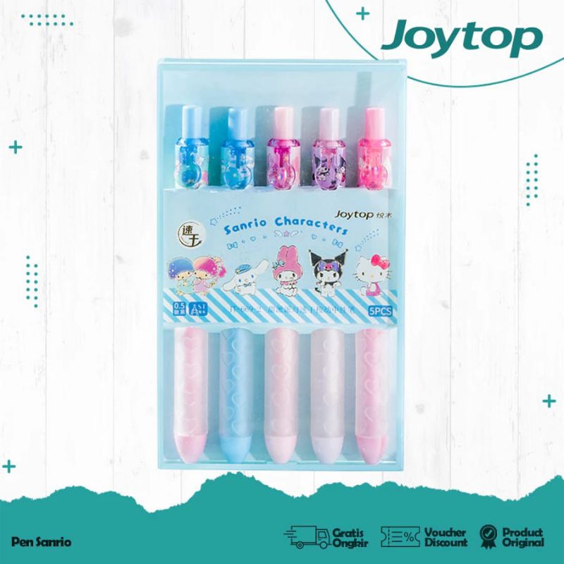 

DSB 05 (5pc /1box) Bolpoin Sanrio Joytop pulpen sanrio Pena sanrio Ori lisence high quality