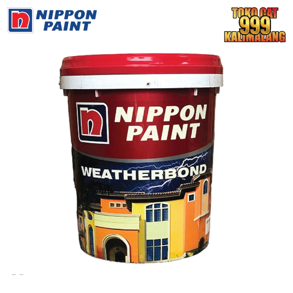 Cat Tembok Rumah Ext Nippon Paint Weatherbond Brilliant White 20 L