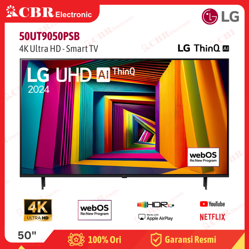TV LG 50 Inch LED 50UT9050PSB (4K UHD-Smart TV)