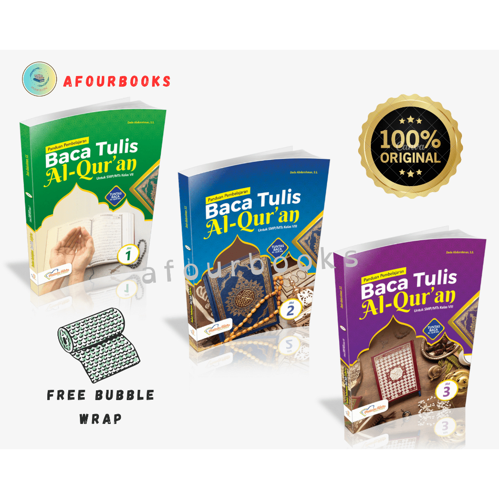Buku Baca Tulis Al-Qur’an (BTQ) SMP/MTs Kelas 7/8/9 - Pustaka Mulia