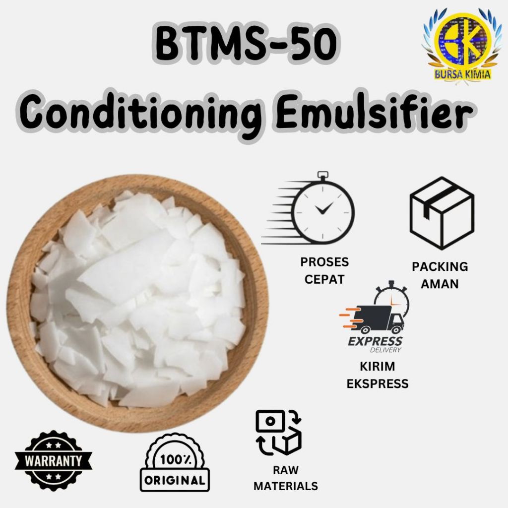 Original 500gr Bahan Serum Perawatan Rambut Terbaik BTMS 50 Asli