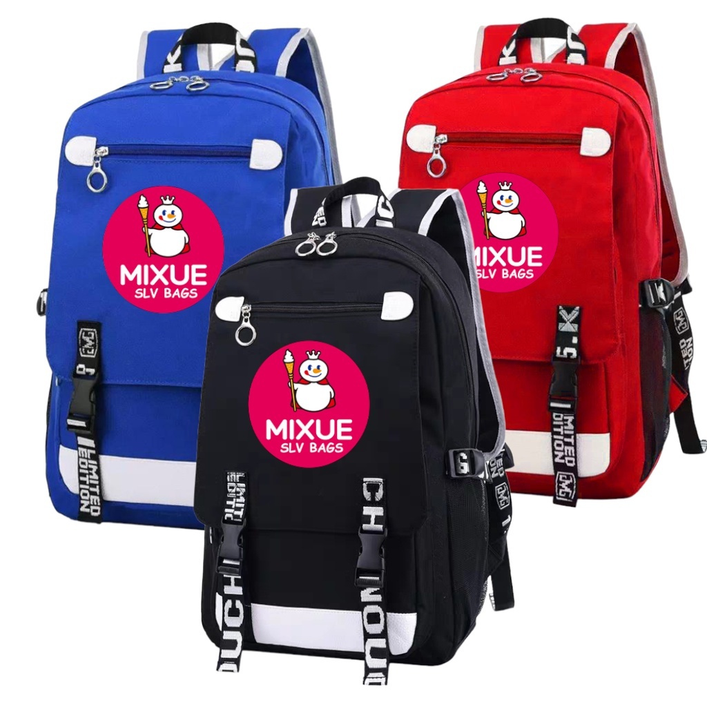 FASHION ANAK Tas Ransel MIXUE Anak Laki Laki Perempuan Sekolah SD TK Terbaru ES KRIM