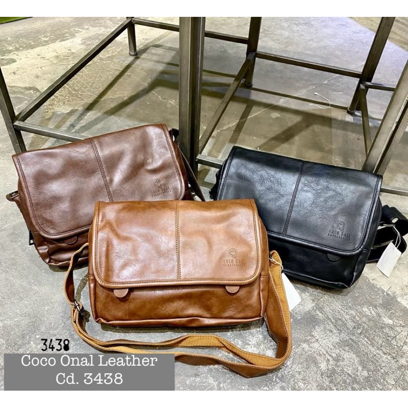 Tas Sling Bag Leather Coco onal 3438