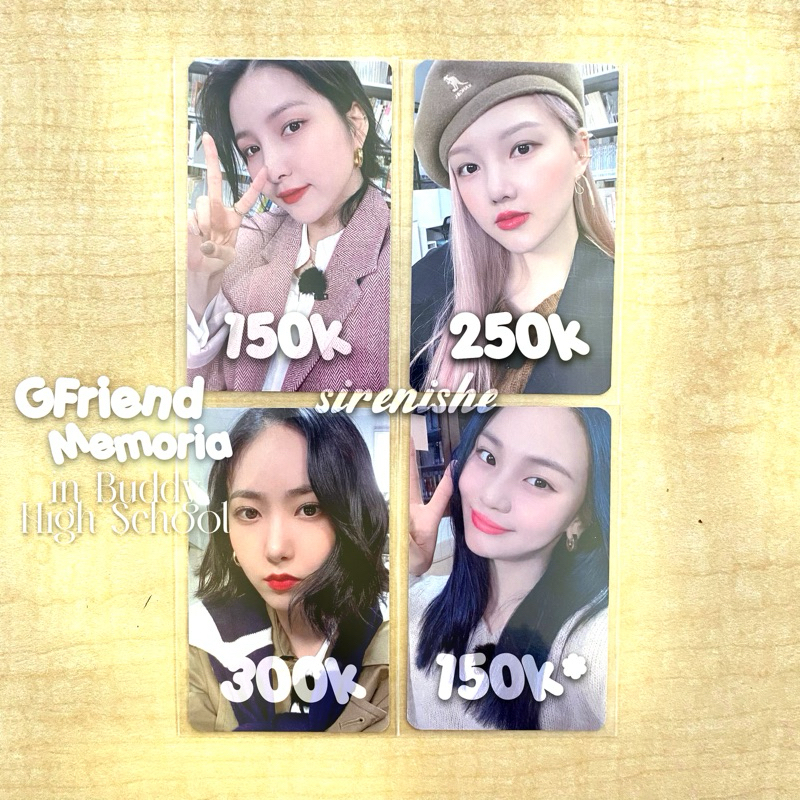 Official Photocard - GFriend Memoria in Buddy High School (BHS)