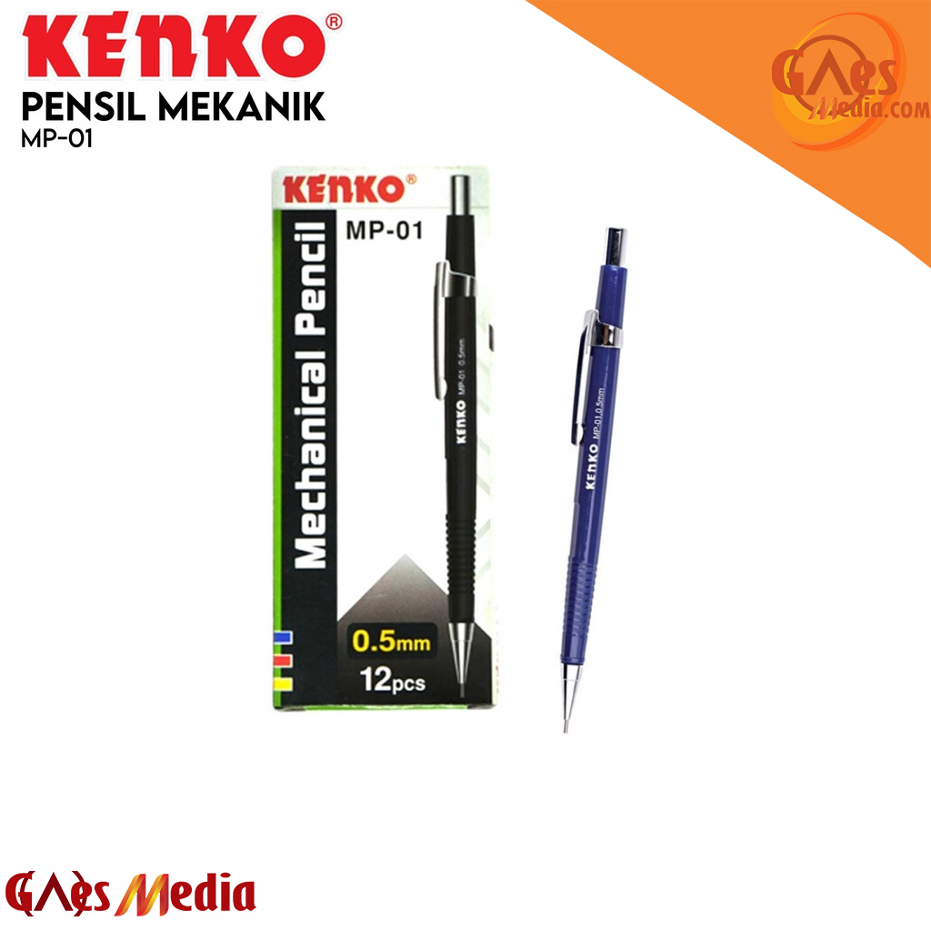 

Pensil Mekanik / Kenko Mechanical Pencil / Pensil Cetek MP-Clipper (0.5Mm)