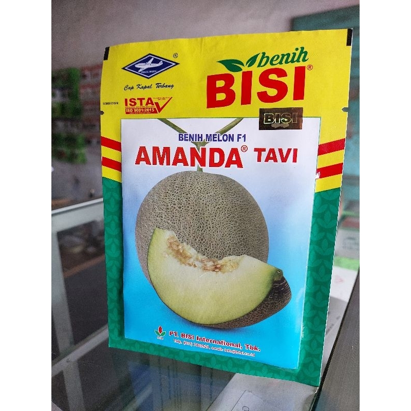 Benih Melon AMANDA TAVI isi 550 biji, Benih Asli Bisi Kadaluarsa Terbaru