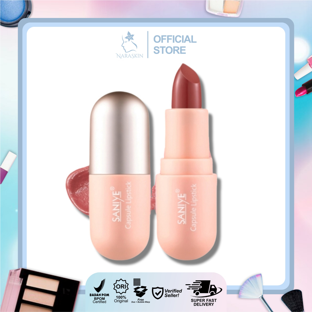 Saniye Capsule Lipstick - Lipstick Mini Kapsul K1139