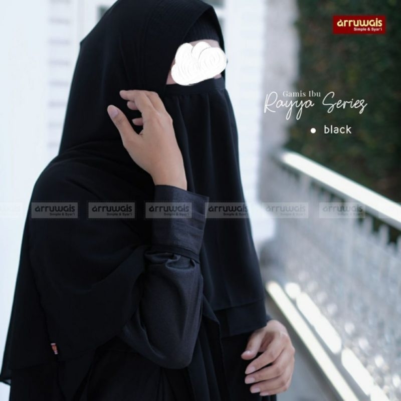 Gamis syari Dewasa by Arruwais Free tumbler tupperware