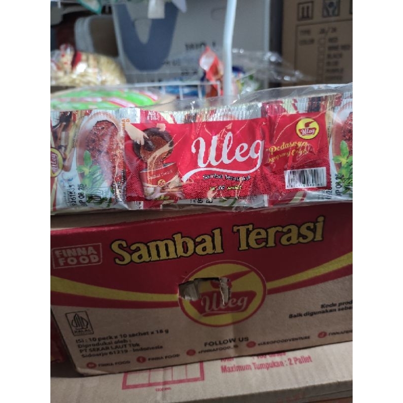 

sambel uleg terasi 1 dus