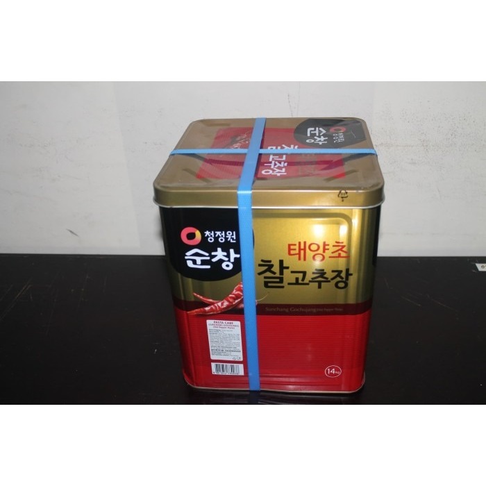 

GO CHU JANG 14 KG MERK DAESANG - CHUNG JUNG ONE / SAUS SAMBAL KOREA / HOT PEPPER PASTE / GO CHU JANG HALAL