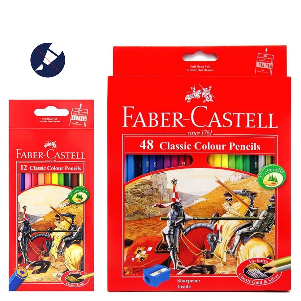 

KODE B9F6 Pensil Warna Classic Faber Castell 12 24 36 dan 48 Warna