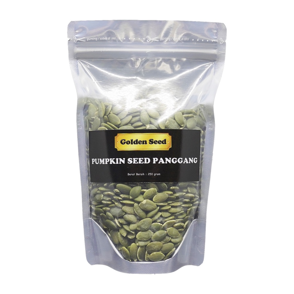 

PUMPKIN SEED PANGGANG 25 GRAM PREMIUM BIJI LABU ROASTED 25 GR