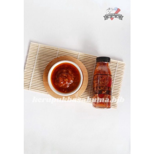 

Sambal Uma kerupuk basah khas cemilan makanan oleholeh kerupuk pedas sambal