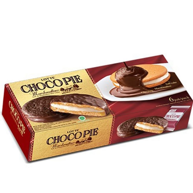 

CHOCO PIE Marshmallow Soft Cake 156 G Isi 6 Pack