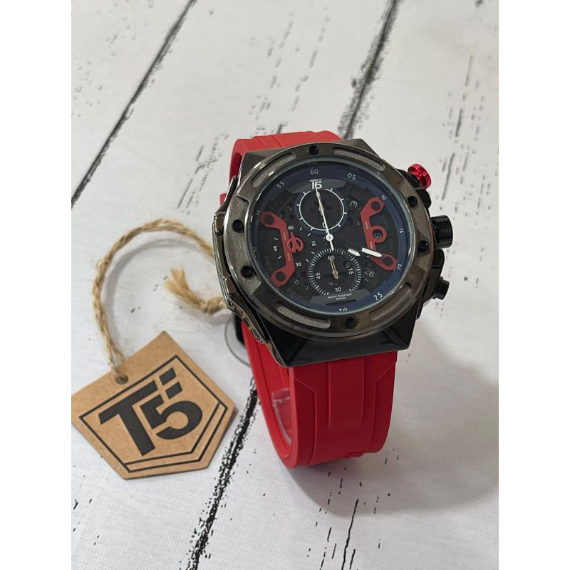 Jam Tangan Pria T5 Original Tahan Air Crono Aktif