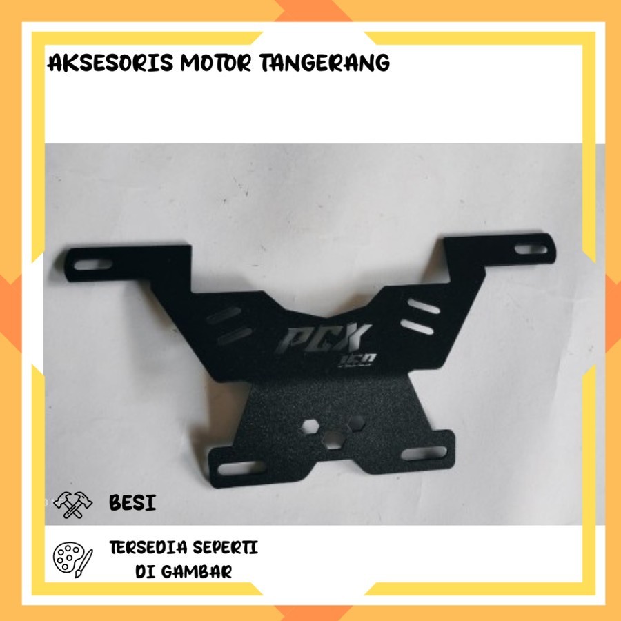 KUMIS PLAT PCX 160CC/BREAKET PLAT NOMOR PCX 160/BREKET DEPAN PLAT PCX 160CC/KUMIS PLAT PCX 160CC