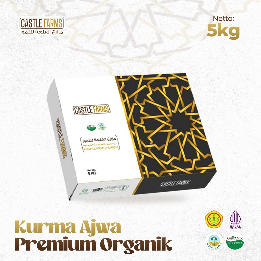 

Castle Farms Kurma Ajwa Organik - Premium 5 Kg