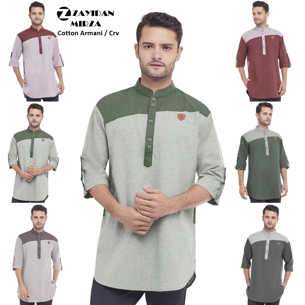 Baju Koko Gamis Pria Zayidan | Baju Koko Muslim Pria By Zayidan - Mirza