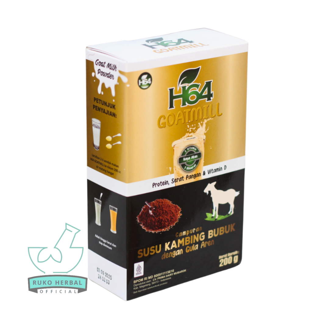 

Susu Kambing Etawa Goatmill Gula Aren H64 bubuk Asli Original