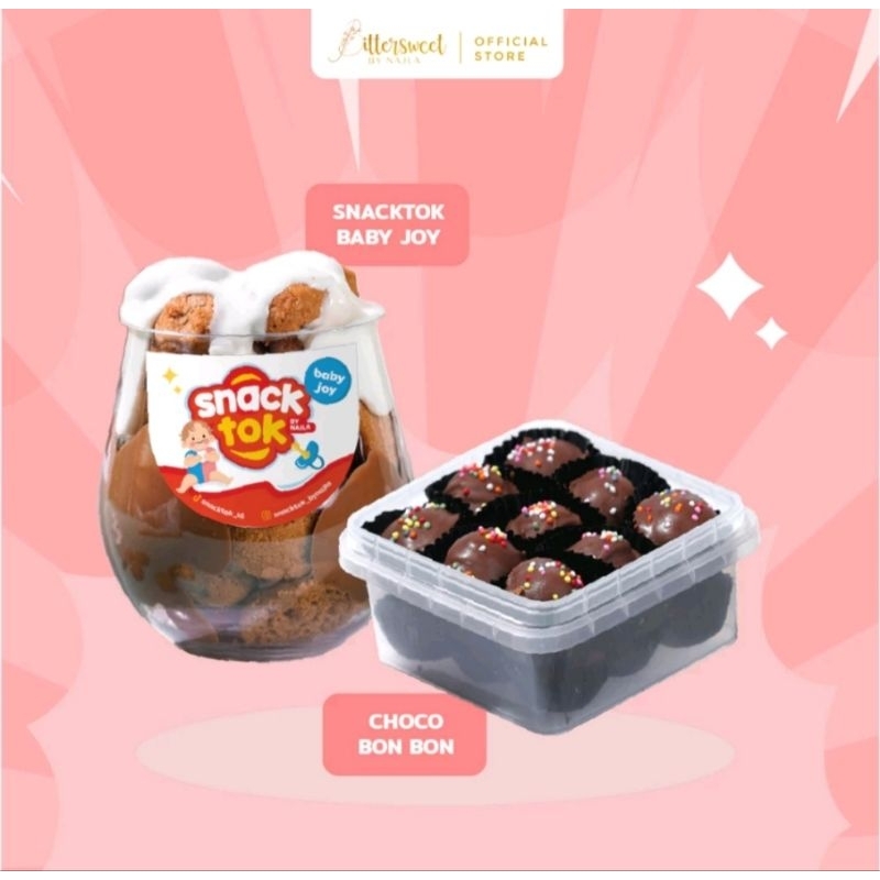 

BITTERSWEET BY NAJLA - SNACKTOK FULL COOKIES BABYJOY + CHOCO BON BON