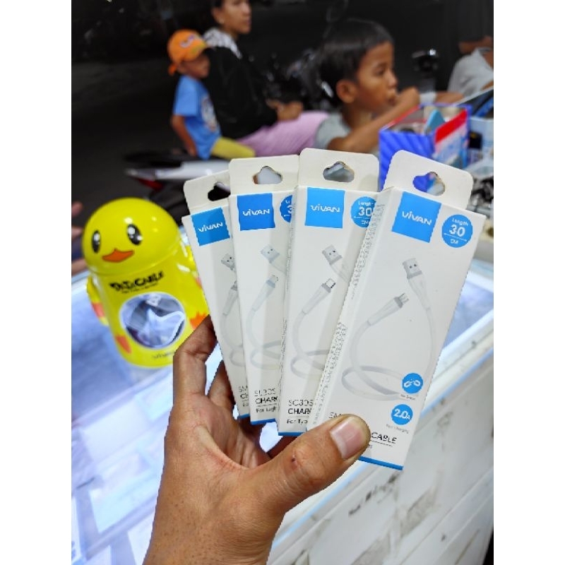KABEL DATA IPHONE ORIGINAL VIVAN