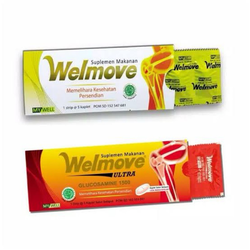 Wellmove Welmove isi 5 kaplet Suplemen Makanan Vitamin Sendi
