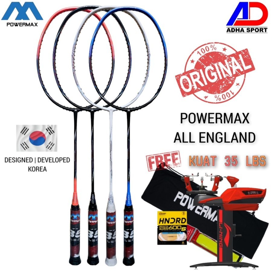 Raket Badminton Powermax All England Original Raket Bulutangkis