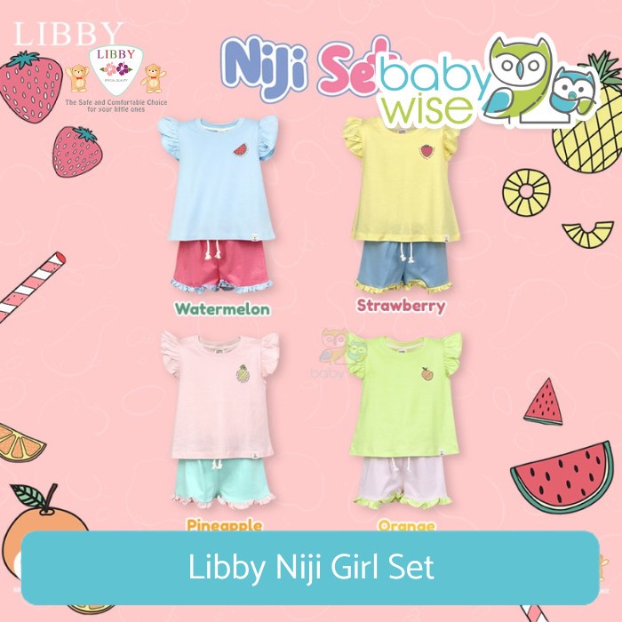 Libby Niji Girl Set - Setelan Anak Perempuan
