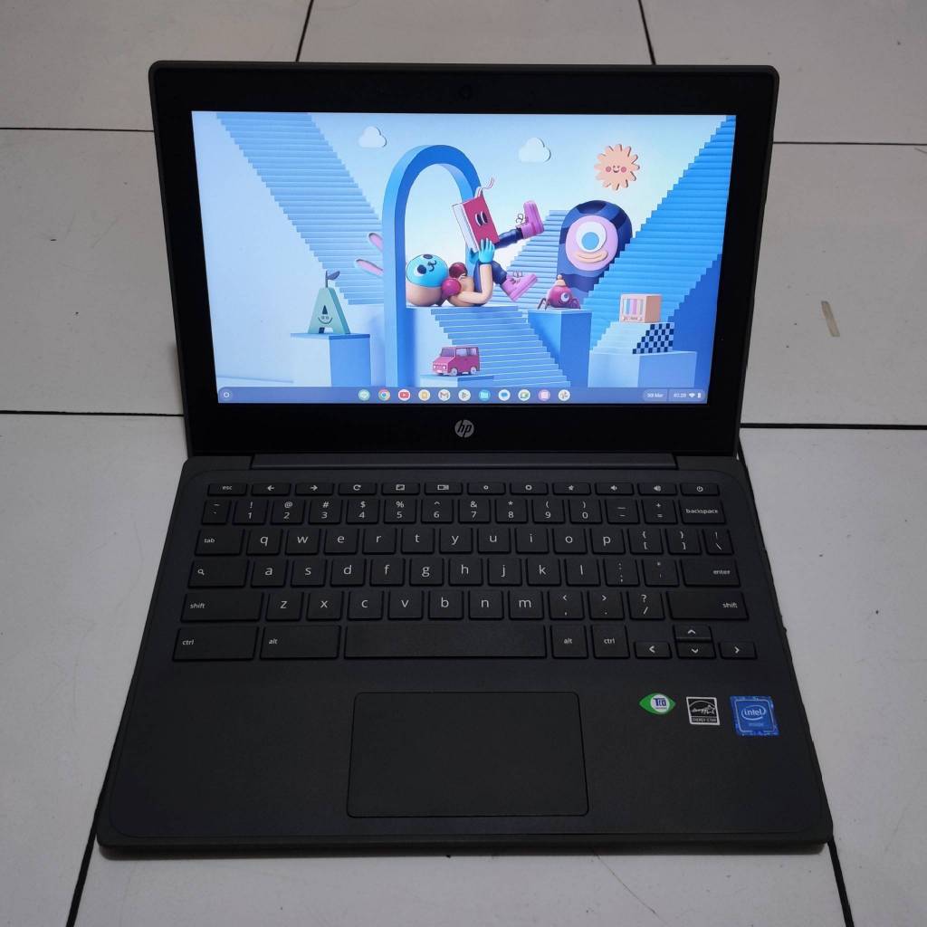 HP Chromebook 11 G8 EE Celeron-N4020 2.8Ghz Ram 4Gb DDR4 Layar 11.6 inch Mulus Like New
