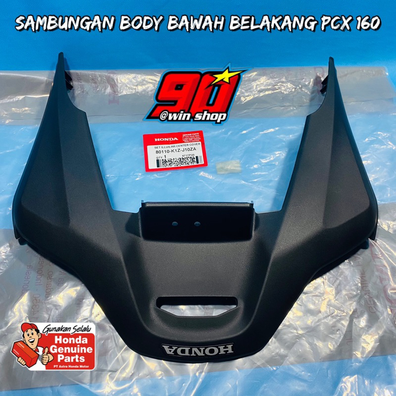 cover sambungan tutup lampu body belakang bawah PCX 160