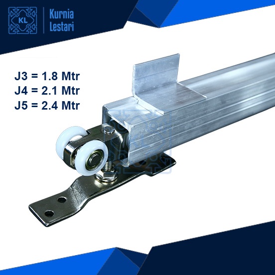 Rel Pintu Sliding / Rel Pintu Geser Sliding Door J5 240cm