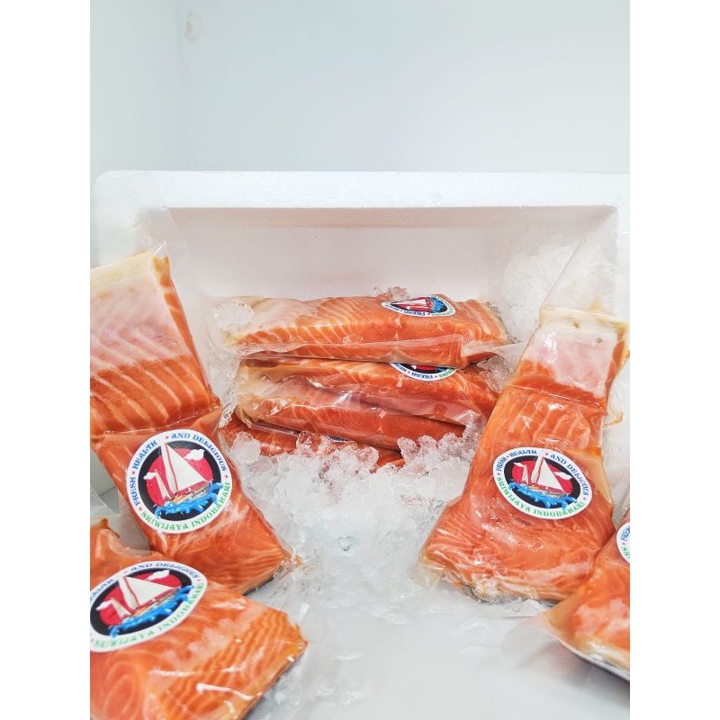 

Salmon Fillet Portion (Premium) 1kg isi 4 Pack @250gr/pack