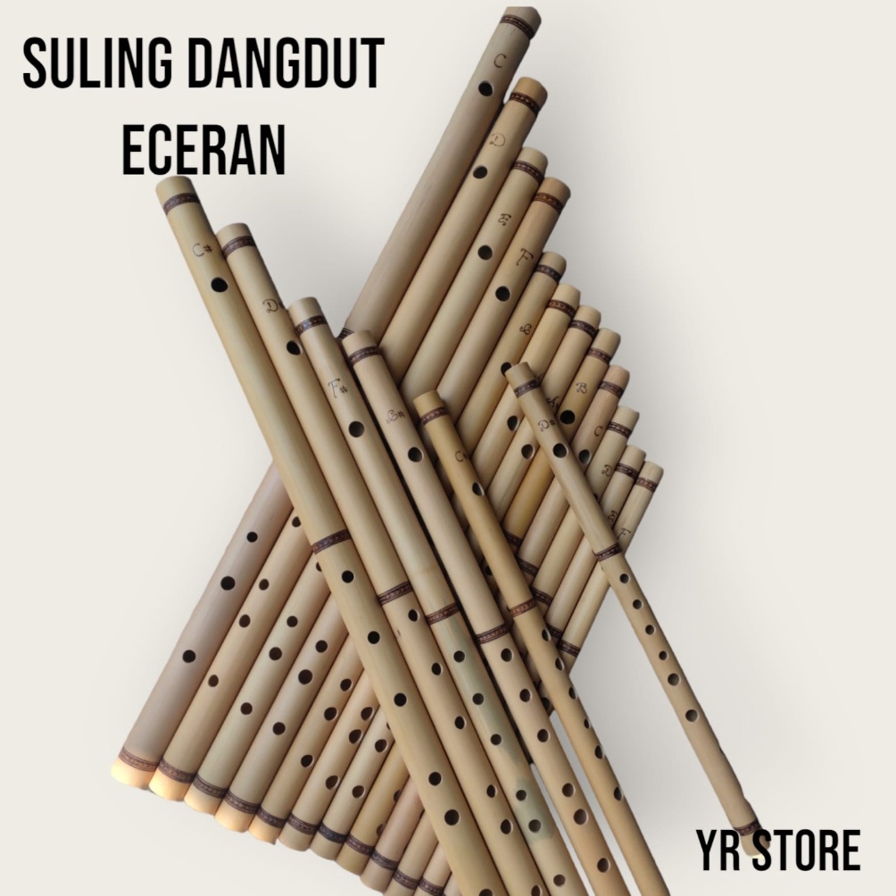 KODE E19Q alat musik SULING bambu suling dangdut bijian eceran perbiji suling tradisional bambu dangdut