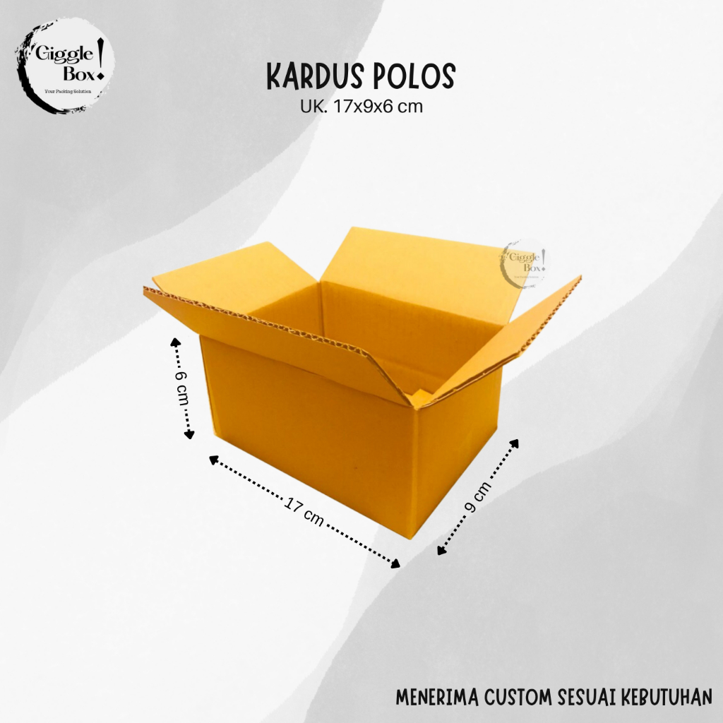 

Kardus Box Polos baru uk. 17x9x6 cm