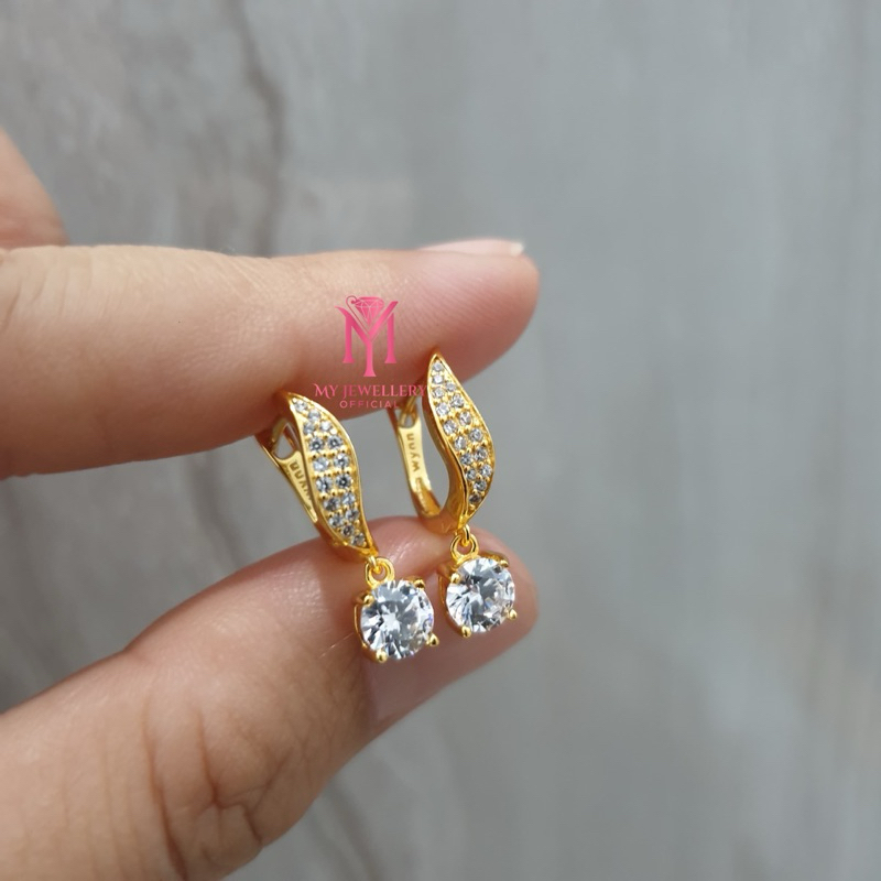 Anting Wynn Crystal Zirconia Premium Jewellery