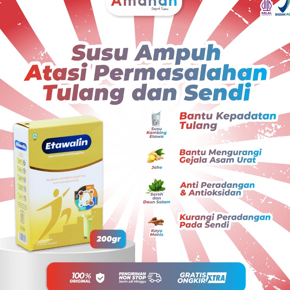 

Sedia Disini Etawalin Susu Etawa Ampuh Atasi Permasalahan Tulang dan Sendi