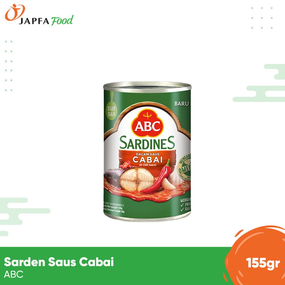 

Grosiran ABC Sarden Saus Cabai 155gr