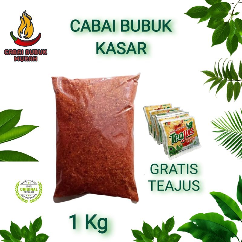 

CABAI BUBUK MURAH GILING KASAR GRATIS TEAJUS