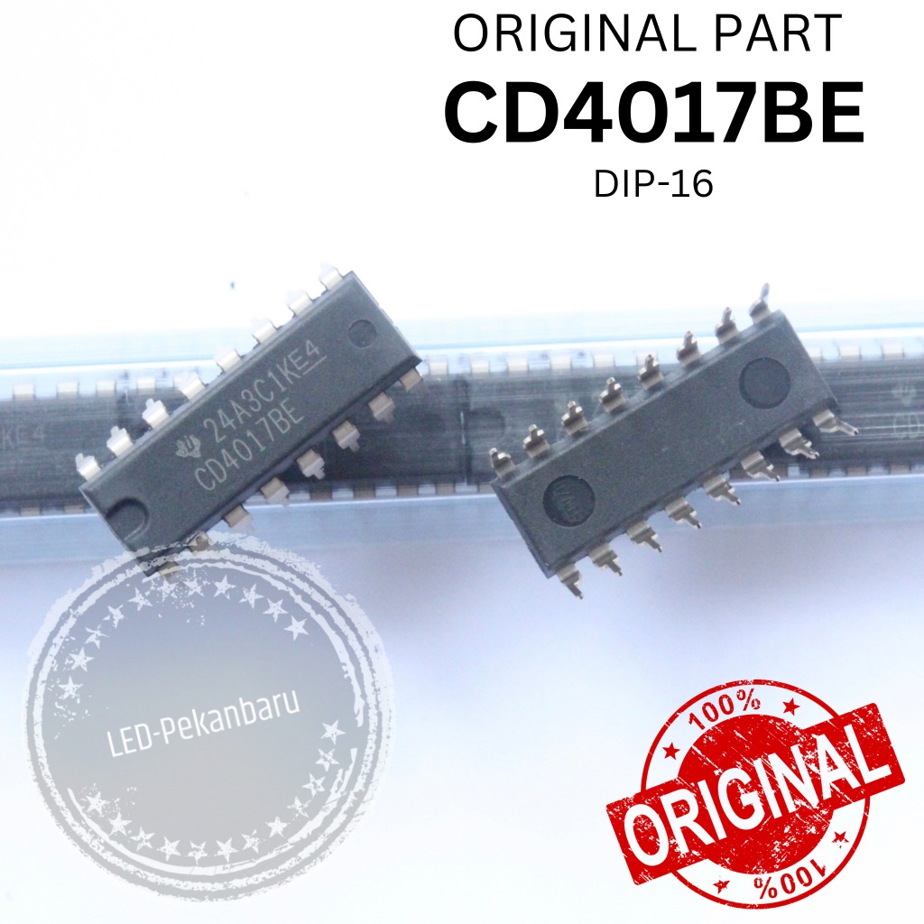 ORIGINAL IC CD4017BE DIP-16 CD4017 CD 4017 BE