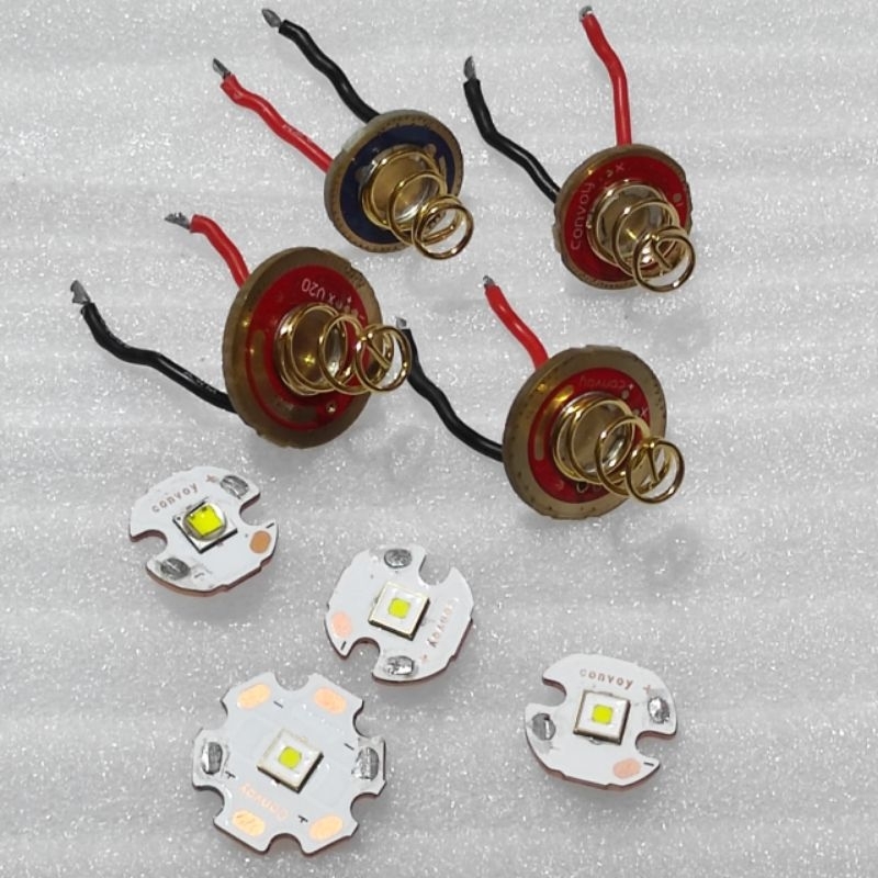 Led Dan Driver Cabutan Dari Senter Convoy