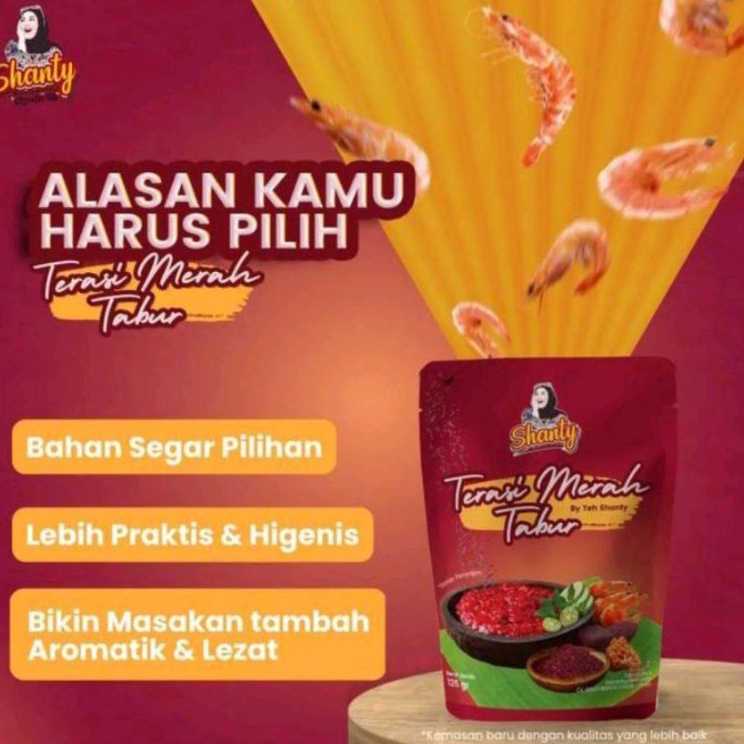 

Tertarik Terasi Merah Tabur Teh Shanty