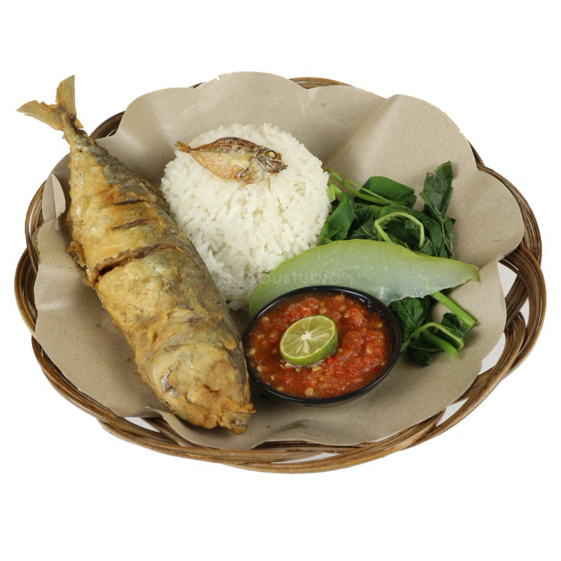 

Nasi Tempong Ikan Kembung