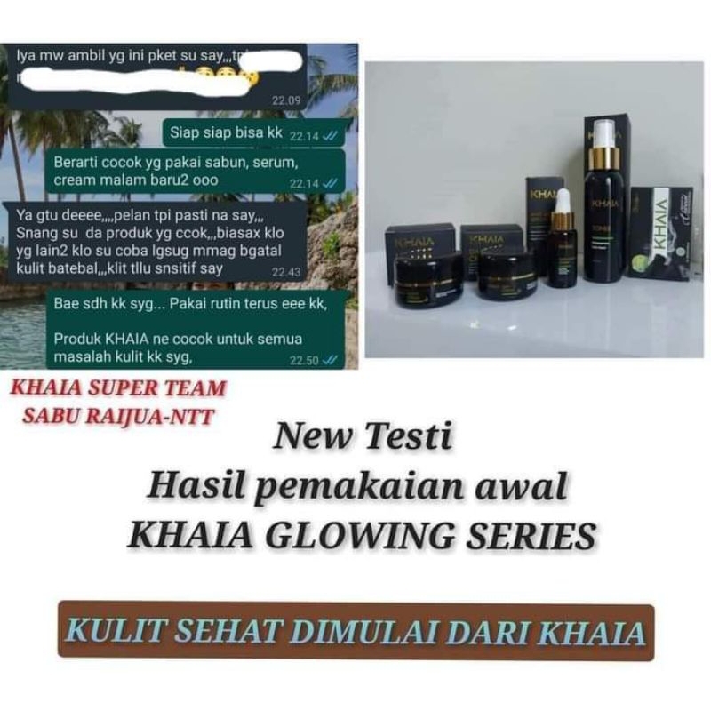 paket lengkap glowing series. dari khaia