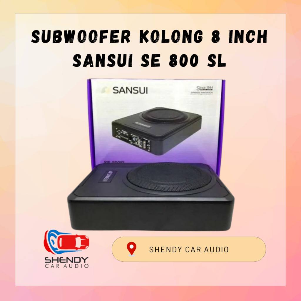 Subwoofer Kolong Sansui SE 800 SL / Sub Kolong New Baby Sansui 8 Inch